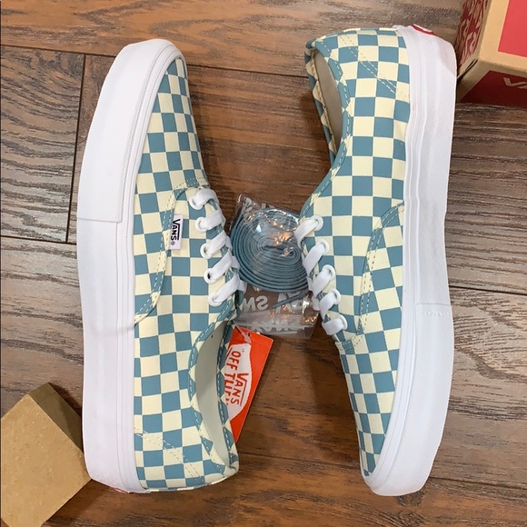VANS AUTHENTIC PRO CHECKERBOARD Smoke Blue - Picture 12 of 16
